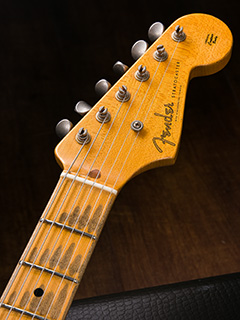 Fender Custom Shop MBS 60th Anniversary 1954 Stratocaster Heavy Relic Master Built by Dale Wilson 2015 ヘッド正面 サムネイル