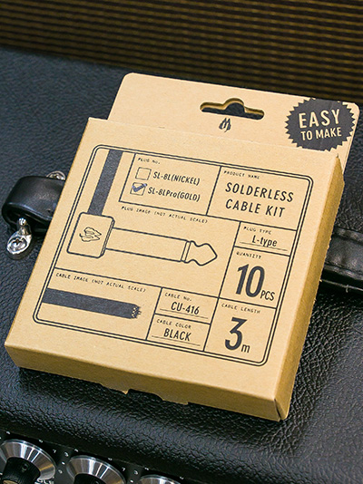 Free The Tone Solderless Cable Kit (L Plug/Gold)