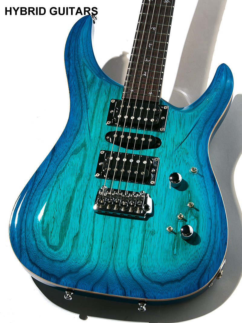 G-Life Guitars DSG Classic Royal Blue Turquoise 3