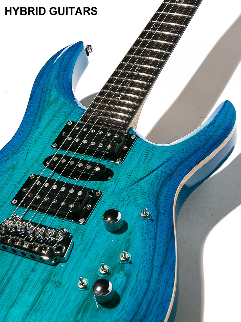 G-Life Guitars DSG Classic Royal Blue Turquoise 9