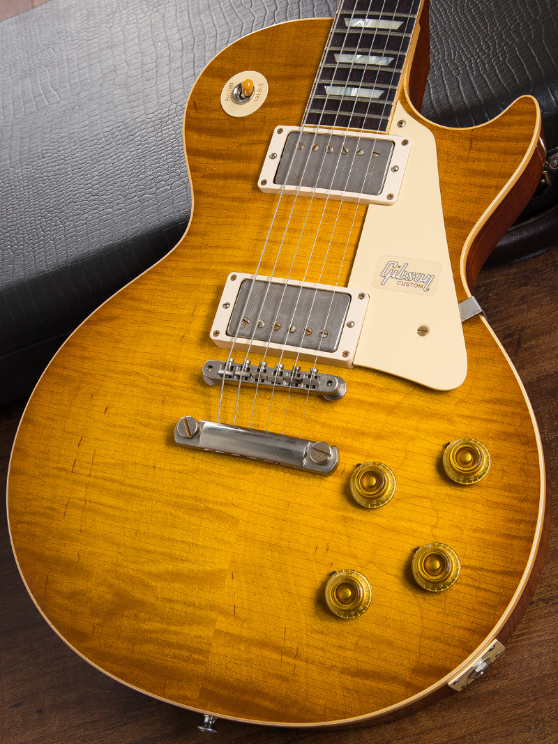 Gibson Custom Shop Historic Collection 1959 Les Paul Standard Reissue Lightly Aged Golden Poppy Burst 2018 3