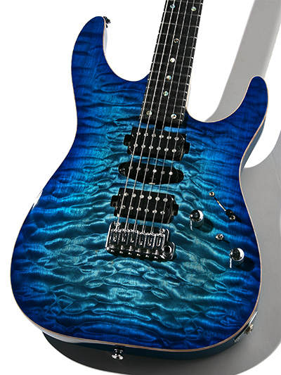 T's Guitars DST-Pro 24 Trans Blue Burst