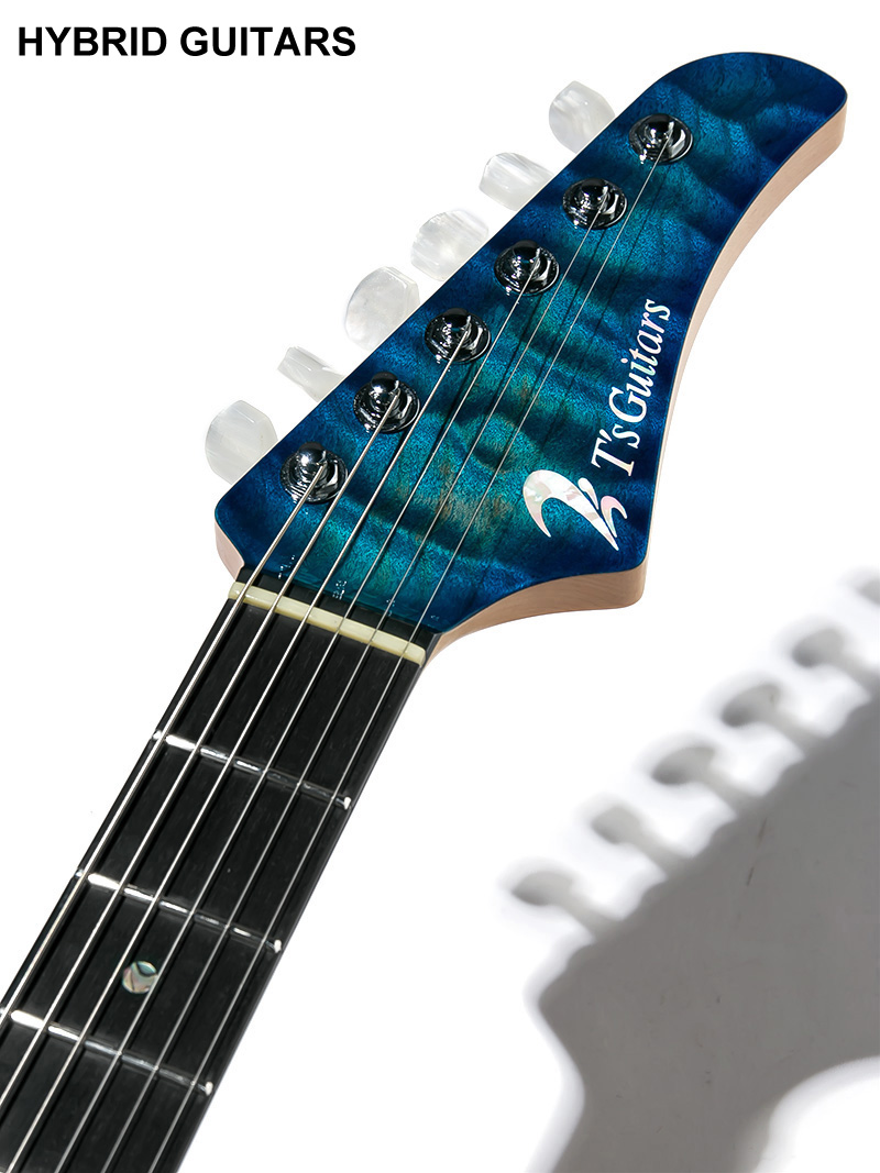 T's Guitars DST-Pro 24 Trans Blue Burst 5