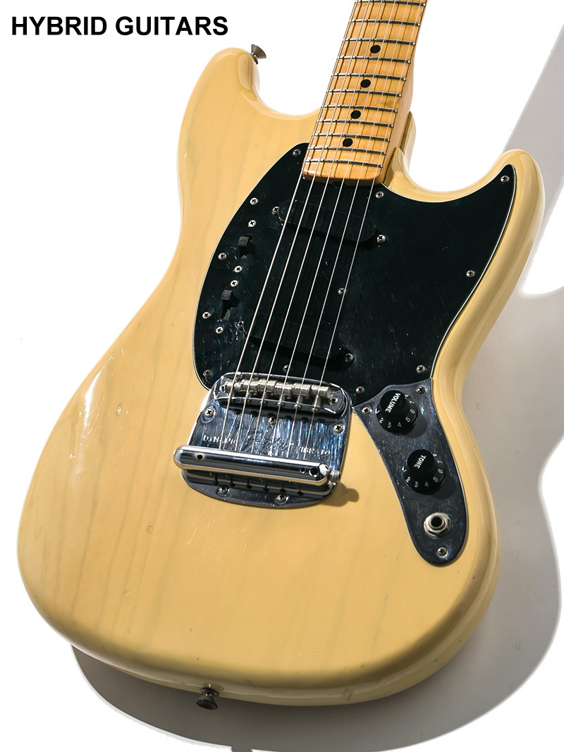 Fender USA Mustang Blonde 1978 3