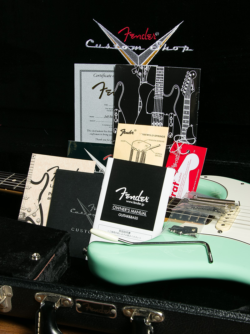 Fender Custom Shop Jeff Beck Stratocaster with Wilkinson Roller Nut Surf Green 2012 10