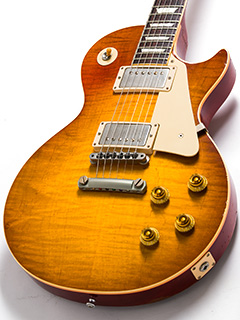 Gibson Custom Shop Mark Knopfler 1958 Les Paul Standard Signed & Aged ボディー正面 サムネイル