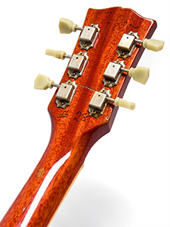 Gibson Custom Shop Mark Knopfler 1958 Les Paul Standard Signed & Aged ヘッド裏面 サムネイル