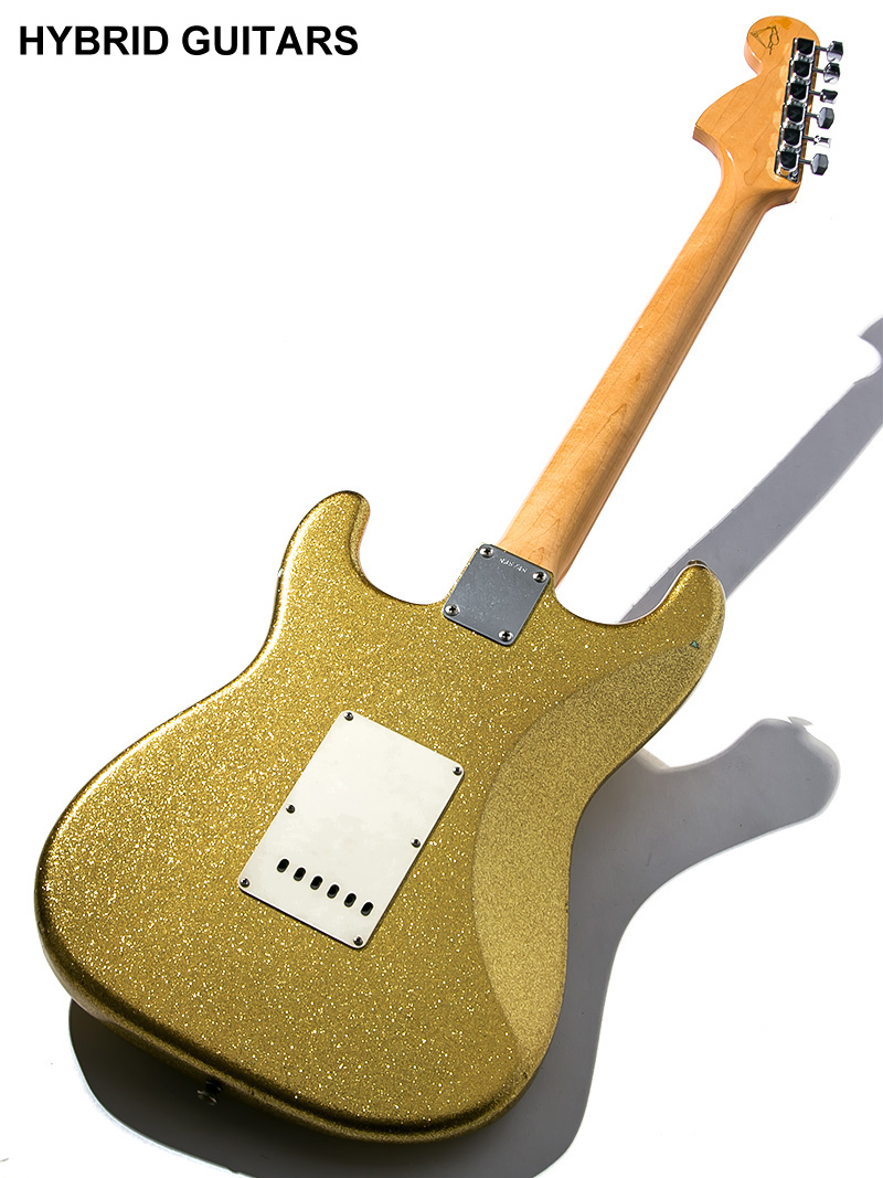 Fender Custom Shop MBS 1968 Neck Master Built by Mark Kendrick with Team Built Gold Sparkle Relic Body 2