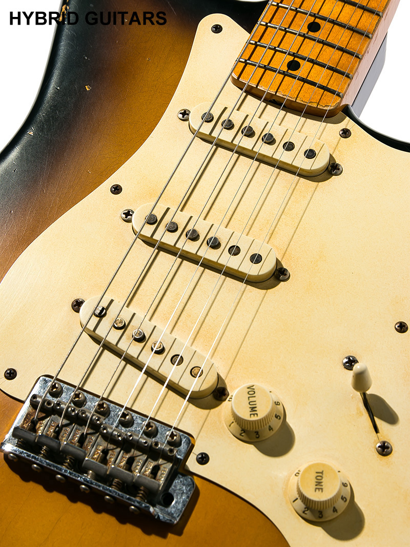 Fender Custom Shop 1956 Stratocaster Relic 2TS Heavy Relic Conversion 2005 10