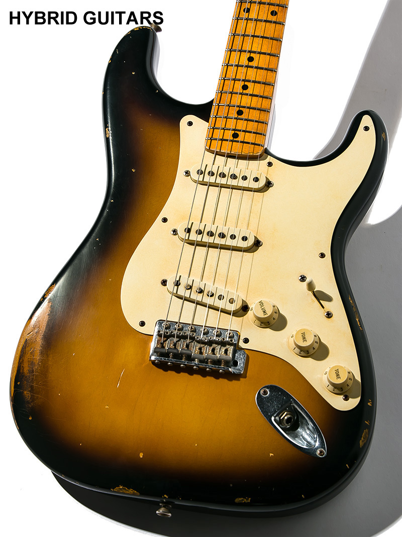 Fender Custom Shop 1956 Stratocaster Relic 2TS Heavy Relic Conversion 2005 3