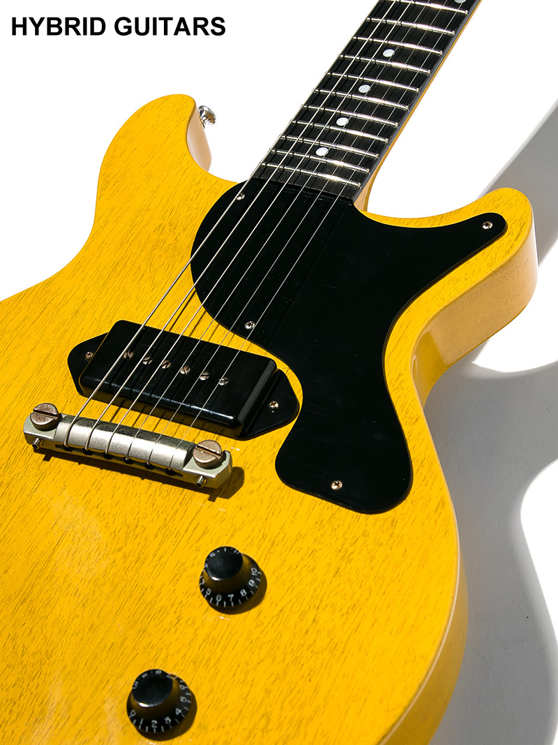 Jimmy Wallace Les Paul Jr. Double Cut TV YELLOW 2018 9