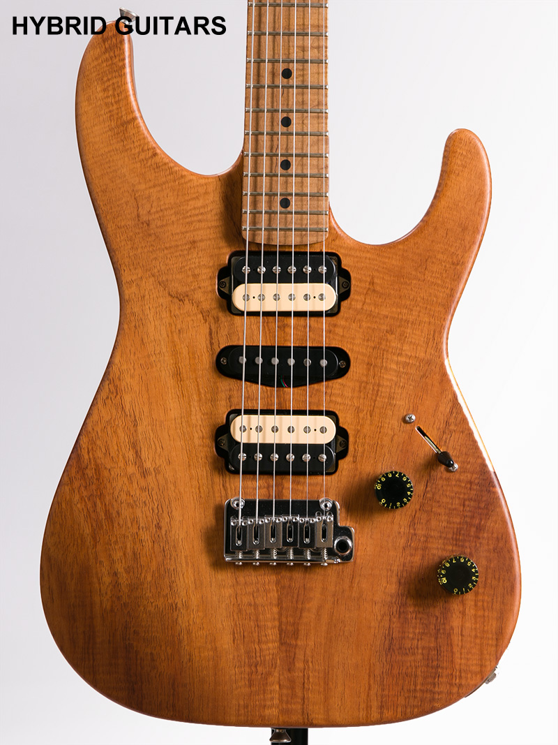 Warmoth Stratocaster Roasted Koa with Figured Maple 1