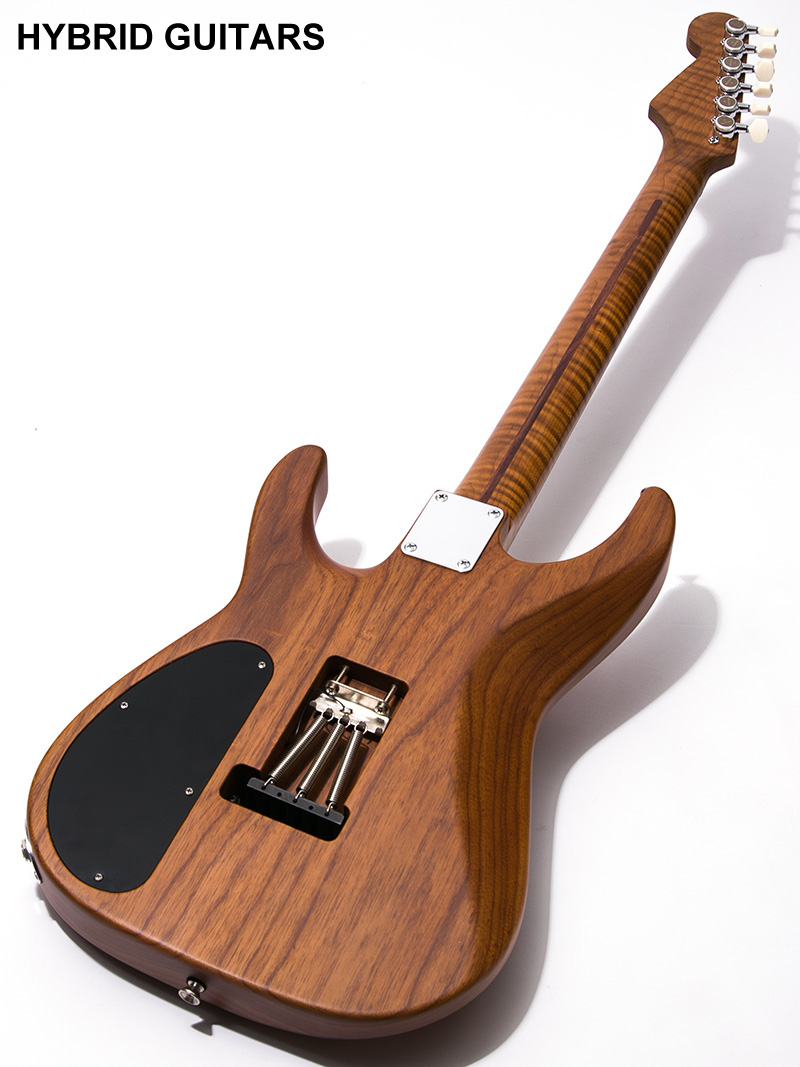 Warmoth Stratocaster Roasted Koa with Figured Maple 3