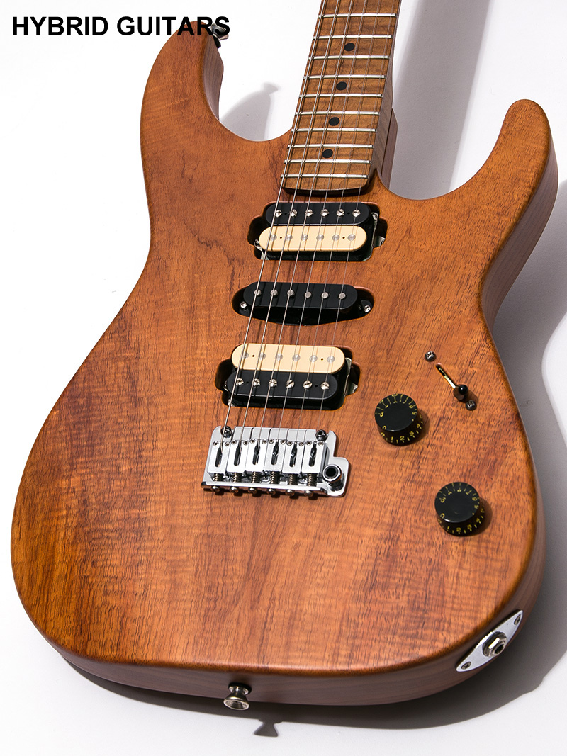 Warmoth Stratocaster Roasted Koa with Figured Maple 4