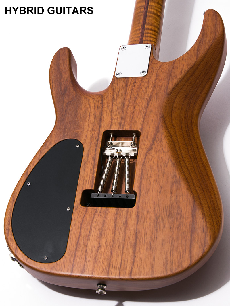 Warmoth Stratocaster Roasted Koa with Figured Maple 5