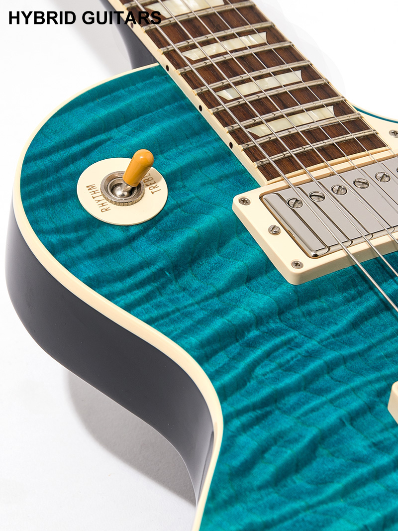 Gibson Custom Shop Historic Collection 1959 Les Paul Standard Reissue Gloss Hand Selected Aqua Blue 2013 10