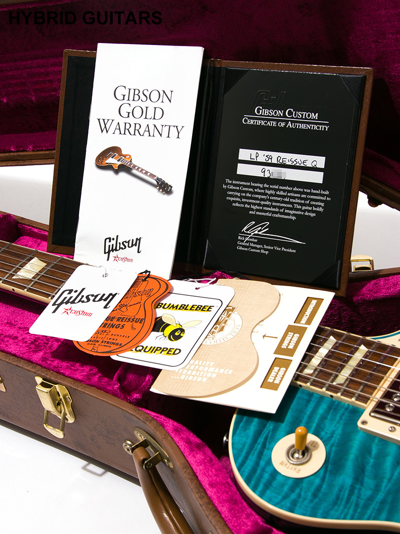 Gibson Custom Shop Historic Collection 1959 Les Paul Standard Reissue Gloss Hand Selected Aqua Blue 2013 16