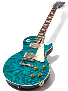 Gibson Custom Shop Historic Collection 1959 Les Paul Standard Reissue Gloss Hand Selected Aqua Blue 2013 全体正面 サムネイル