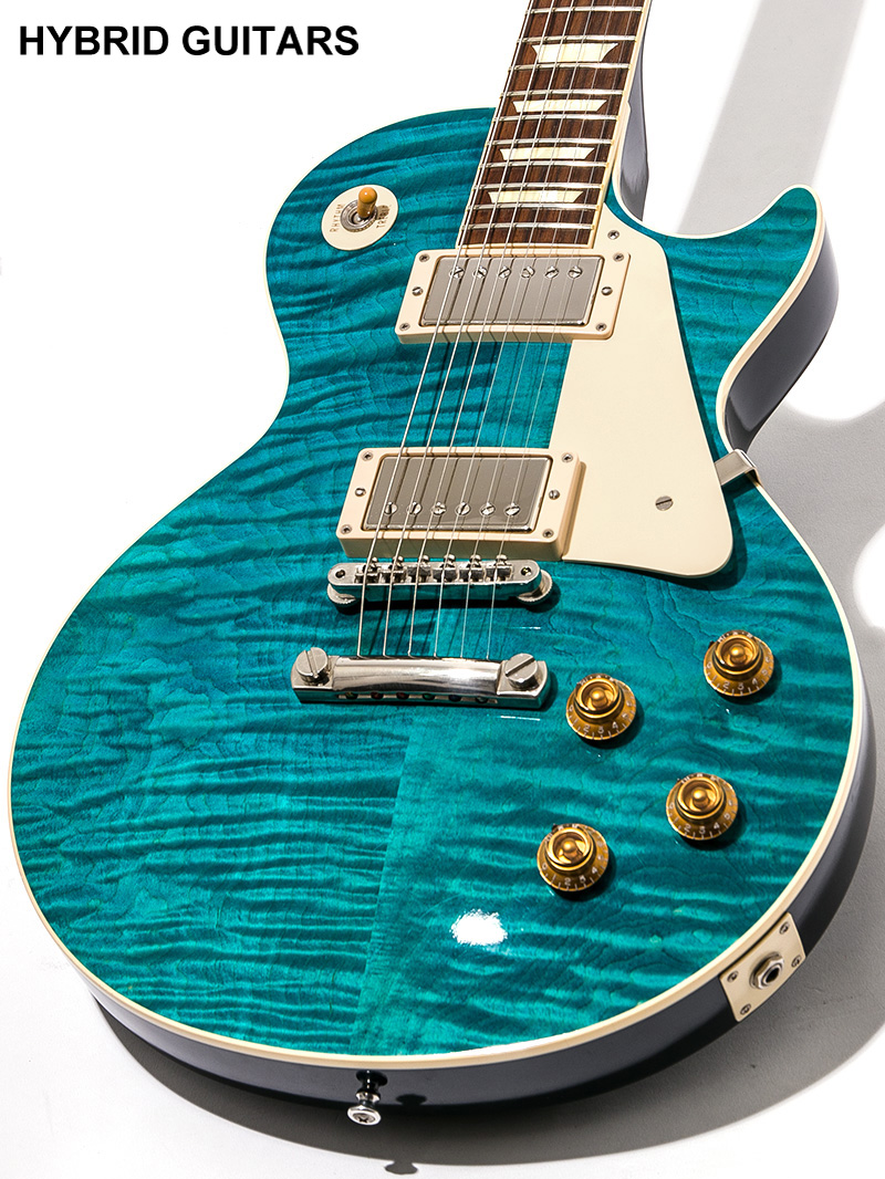 Gibson Custom Shop Historic Collection 1959 Les Paul Standard Reissue Gloss Hand Selected Aqua Blue 2013 3