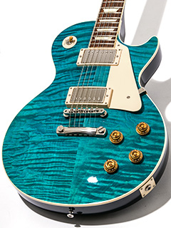 Gibson Custom Shop Historic Collection 1959 Les Paul Standard Reissue Gloss Hand Selected Aqua Blue 2013 ボディー正面 サムネイル