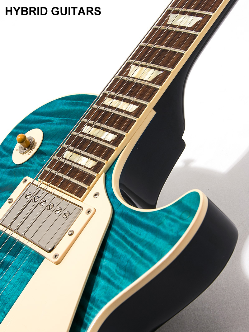 Gibson Custom Shop Historic Collection 1959 Les Paul Standard Reissue Gloss Hand Selected Aqua Blue 2013 9