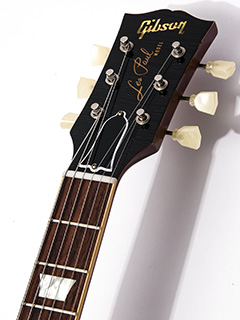 Gibson Custom Shop True Historic 1959 Les Paul Standard Reissue Aged Vintage Lemon Burst 2016 ヘッド正面 サムネイル