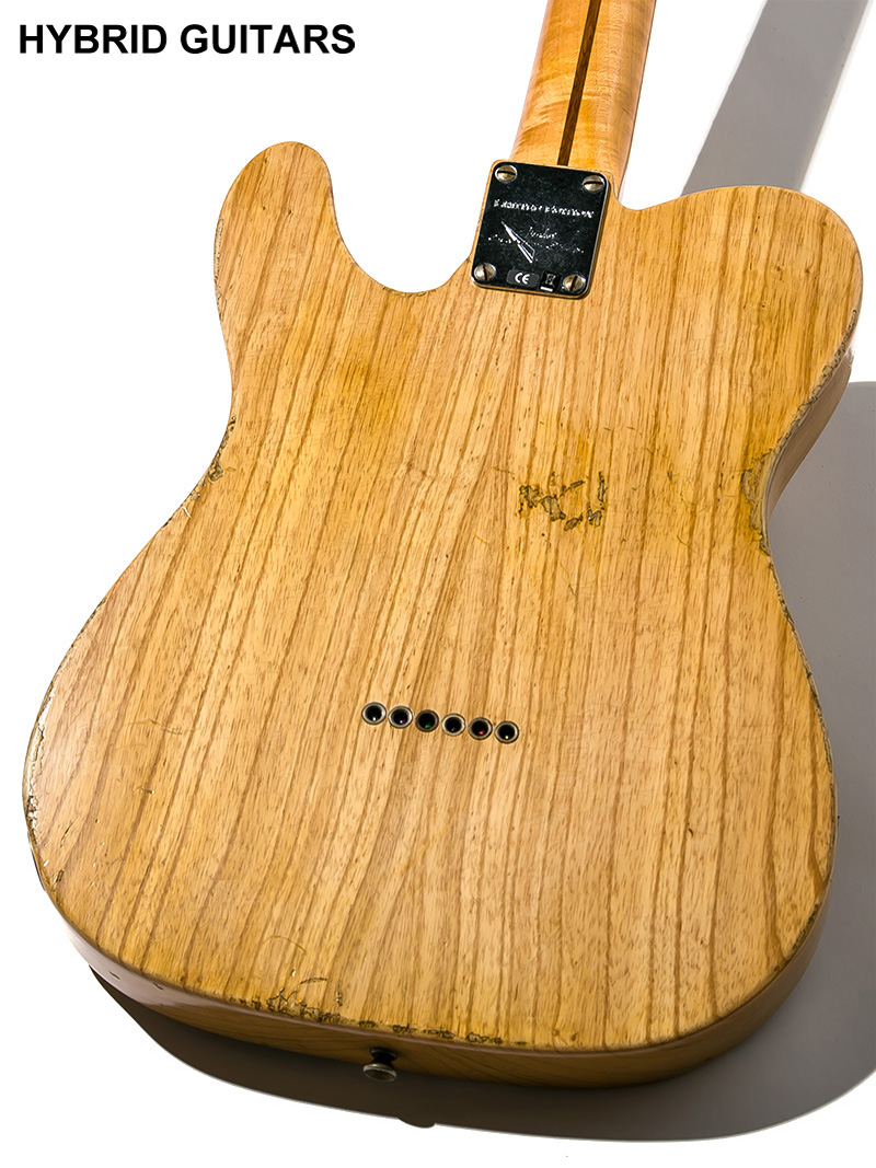 Fender Custom Shop 2019 Limited Loaded Nocaster Thinline Relic Antique Natural 4