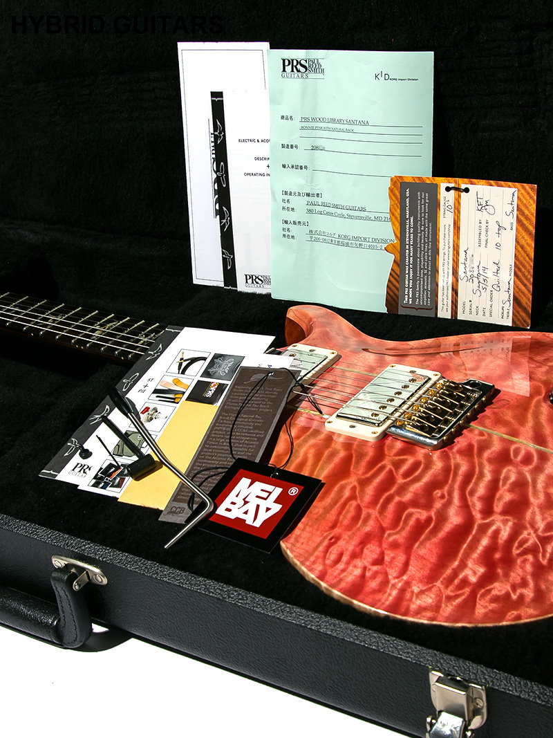 Paul Reed Smith(PRS) KID Limited Wood Library SANTANA Brazllian Rosewood Bonnie Pink 2014 13