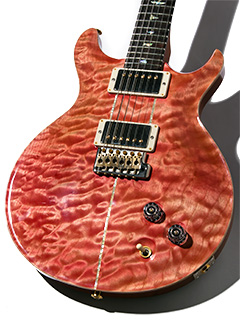 Paul Reed Smith(PRS) KID Limited Wood Library SANTANA Brazllian Rosewood Bonnie Pink 2014 ボディー正面 サムネイル