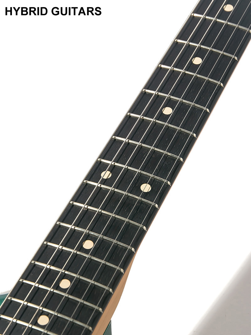 Fender Custom Shop Master Built 1960 Stratocaster Dark Rosewood Relic Sherwood Green Metallic by Chris Fleming 2006 10