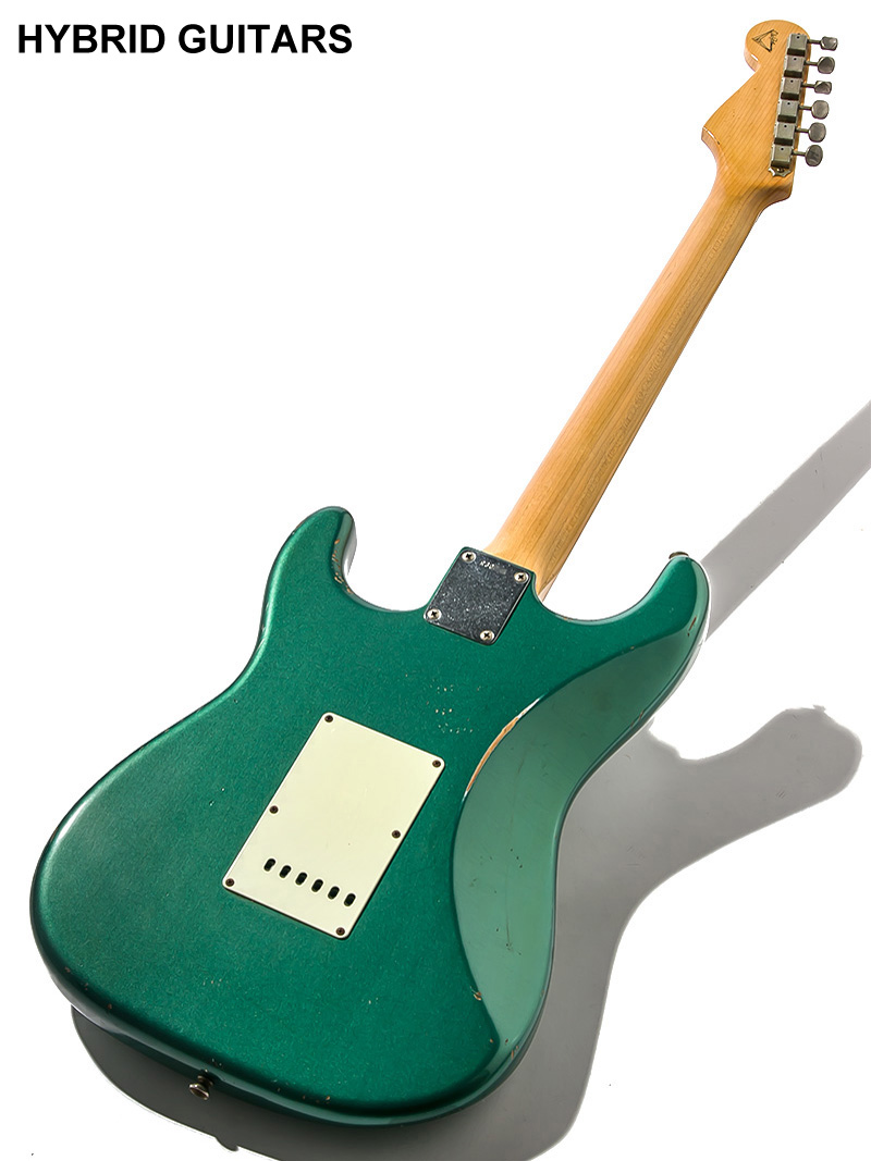 Fender Custom Shop Master Built 1960 Stratocaster Dark Rosewood Relic Sherwood Green Metallic by Chris Fleming 2006 2