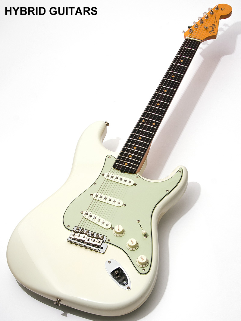 Fender Custom Shop Vintage Custom 1959 Stratocaster Aged Olympic White 2018 1