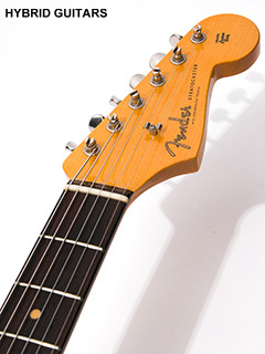 Fender Custom Shop Vintage Custom 1959 Stratocaster Aged Olympic White 2018 ヘッド正面 サムネイル