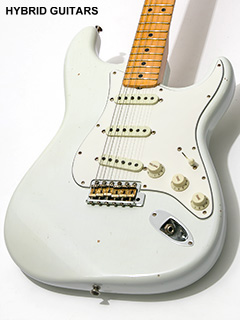 Fender Custom Shop 30th Anniversary Limited Custom Built 1969 Stratocaster Journeyman Relic Olympic White 2017 ボディー正面 サムネイル