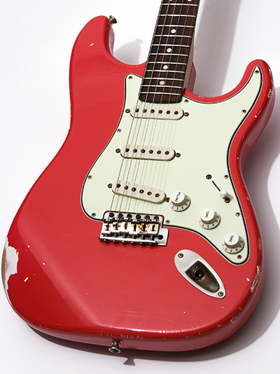 RS Guitarworks Old Friends CONTOUR GREENGUARD Fiesta Red 2014