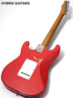RS Guitarworks Old Friends CONTOUR GREENGUARD Fiesta Red 2014 全体裏面 サムネイル