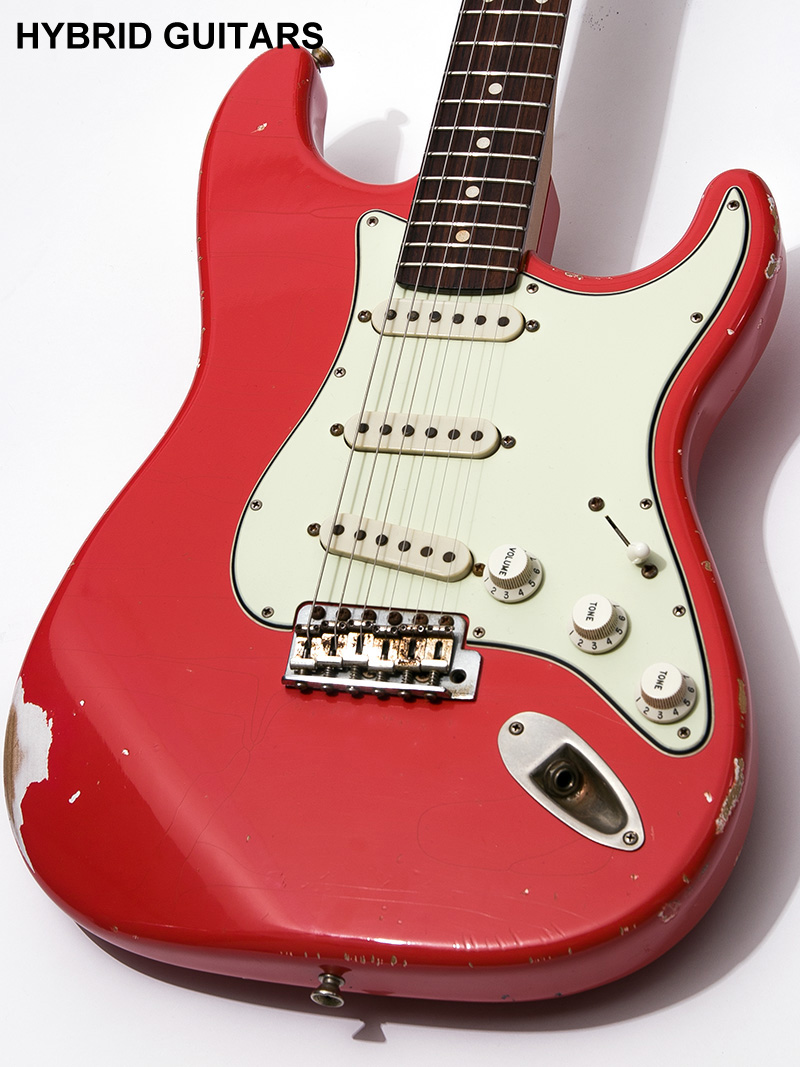 RS Guitarworks Old Friends CONTOUR GREENGUARD Fiesta Red 2014 3