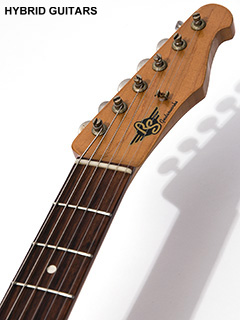 RS Guitarworks Old Friends CONTOUR GREENGUARD Fiesta Red 2014 ヘッド正面 サムネイル