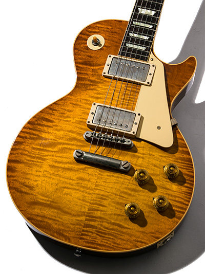 Gibson Custom Shop Les Paul Standard Figured Top & 1P-Mahogany Body Tom Murphy Sprayed Murphy Burst Dirty Lemon