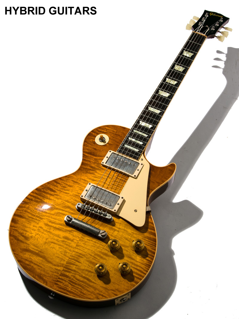 Gibson Custom Shop Les Paul Standard Figured Top & 1P-Mahogany Body Tom Murphy Sprayed Murphy Burst Dirty Lemon 1