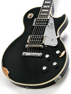 Gibson Custom Shop INSPIRED BY SERIES John Sykes Les Paul Custom Aged Ebony Black 2006 ボディー正面 サムネイル