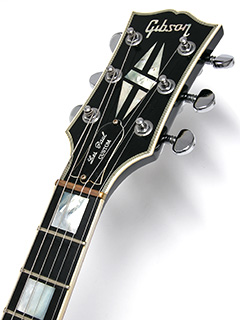 Gibson Custom Shop INSPIRED BY SERIES John Sykes Les Paul Custom Aged Ebony Black 2006 ヘッド正面 サムネイル