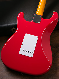 Fender Mexico 60's Stratocaster Lacquer PF Fiesta Red ヘッド正面 サムネイル
