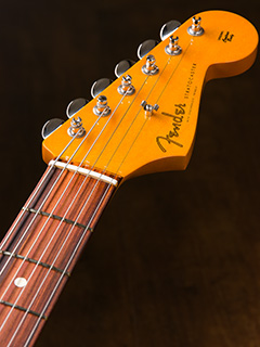 Fender Mexico 60's Stratocaster Lacquer PF Fiesta Red ヘッド裏面 サムネイル