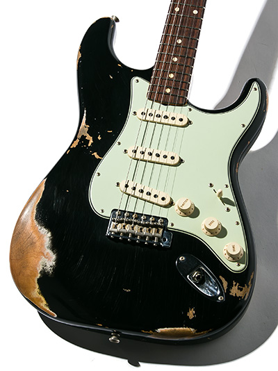 Fender Custom Shop Shop Order Hand Select Wood 1963 Stratocaster Heavy Relic Black 2019 