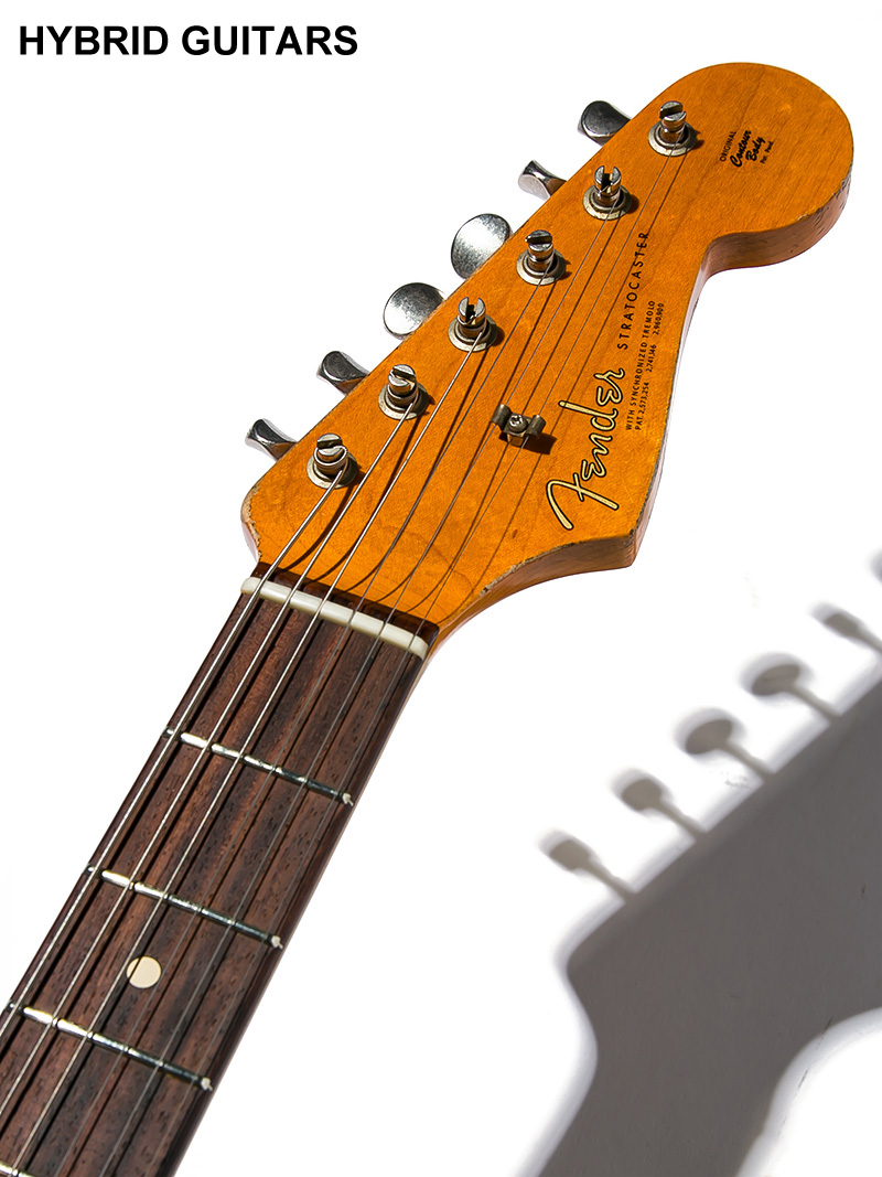 Fender Custom Shop Shop Order Hand Select Wood 1963 Stratocaster Heavy Relic Black 2019  5