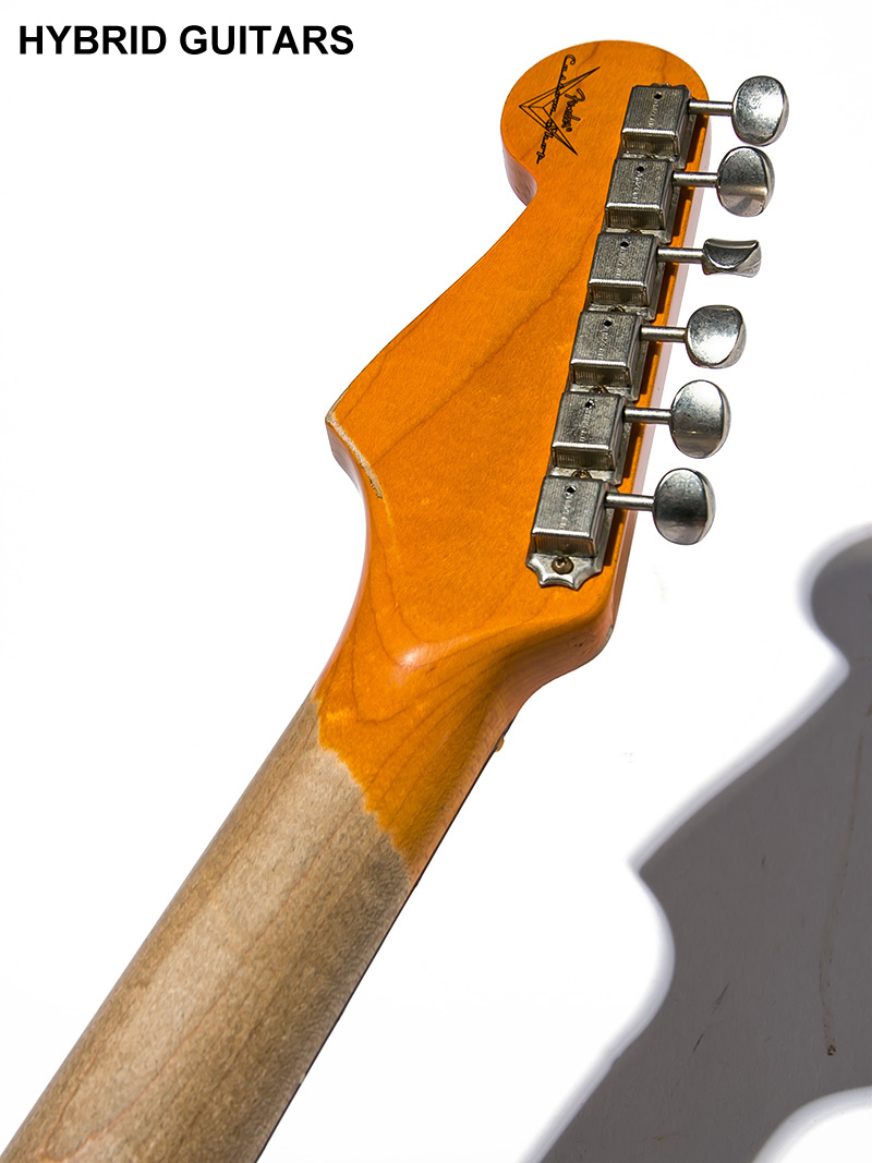 Fender Custom Shop Shop Order Hand Select Wood 1963 Stratocaster Heavy Relic Black 2019  6