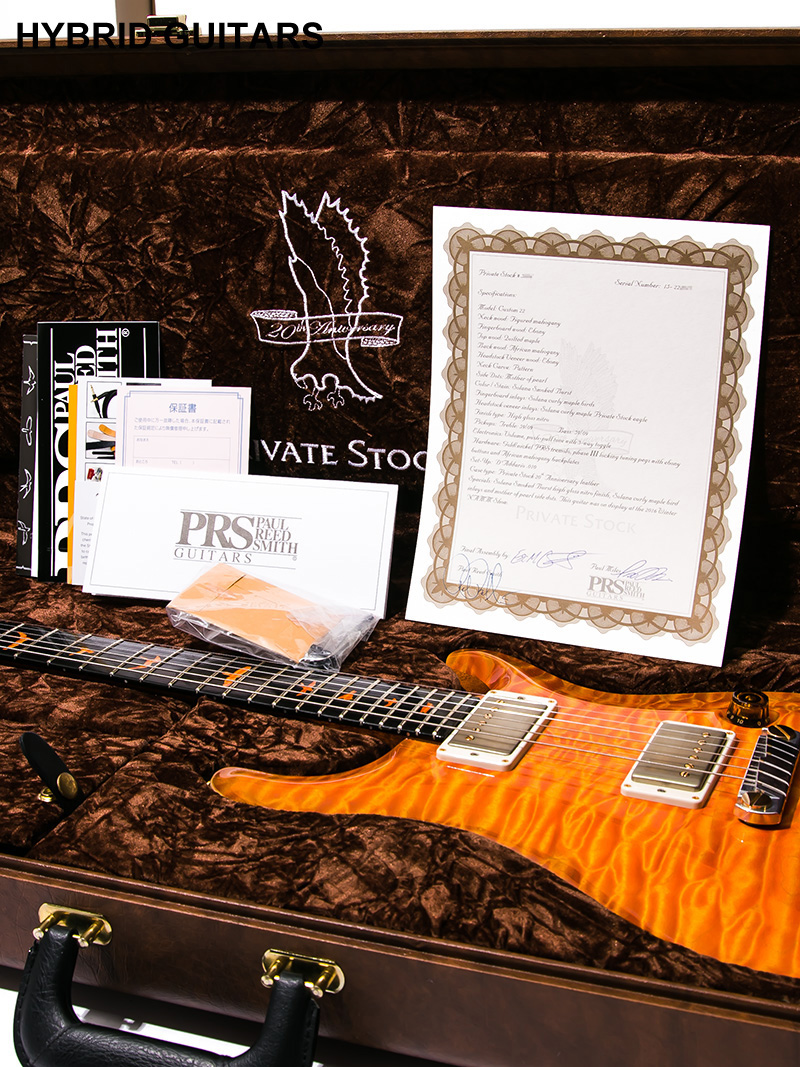 Paul Reed Smith(PRS) 2016 NAMM Private Stock Custom22 Solana Smoked Burst 2015 12