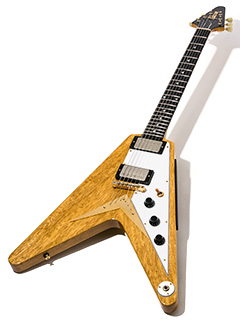 Crews Maniac Sound Vintage Line V-KING Limited Edition  Korina Brazilian Finger Board 全体正面 サムネイル