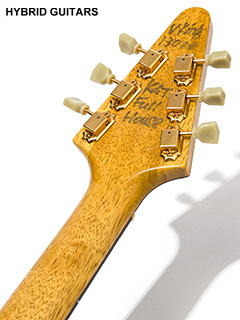 Crews Maniac Sound Vintage Line V-KING Limited Edition  Korina Brazilian Finger Board ヘッド裏面 サムネイル